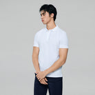 Men's Slim Fit Cool Touch Solid Polo Shirt - Image 4