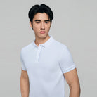 Men's Slim Fit Cool Touch Solid Polo Shirt - Image 5