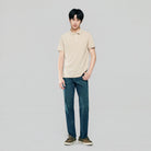 Men's Slim Fit Cool Touch Solid Polo Shirt - Image 1