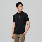 Men's Slim Fit Cool Touch Solid Polo Shirt - Image 3