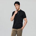 Men's Slim Fit Cool Touch Solid Polo Shirt - Image 5