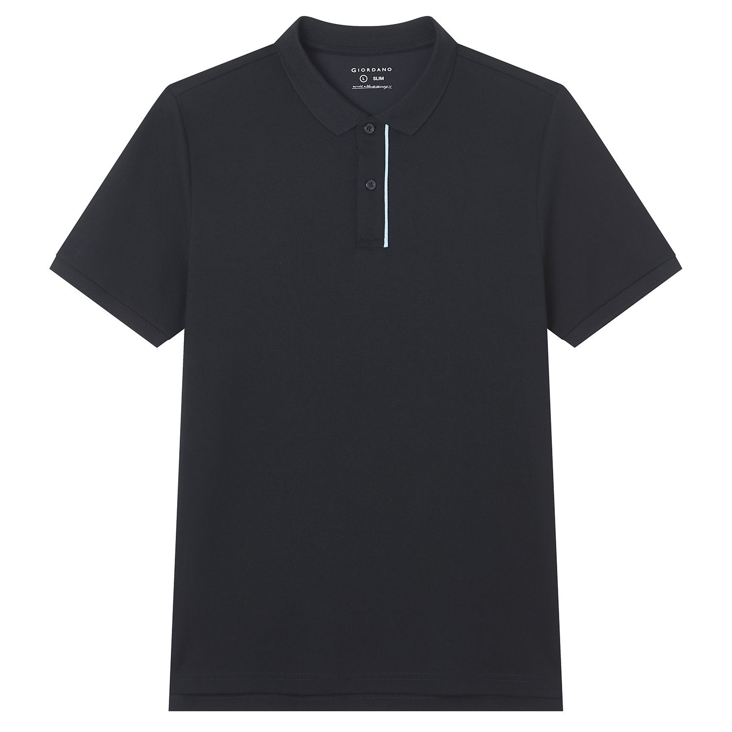 Men's Slim Fit Cool Touch Solid Polo Shirt - Image 6