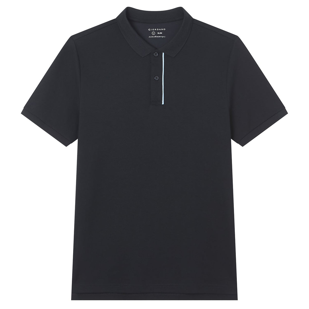 Men's Slim Fit Cool Touch Solid Polo Shirt - Image 6