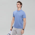 Men's Slim Fit Cool Touch Solid Polo Shirt - Image 2