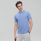 Men's Slim Fit Cool Touch Solid Polo Shirt - Image 3