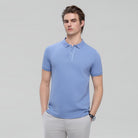 Men's Slim Fit Cool Touch Solid Polo Shirt - Image 4