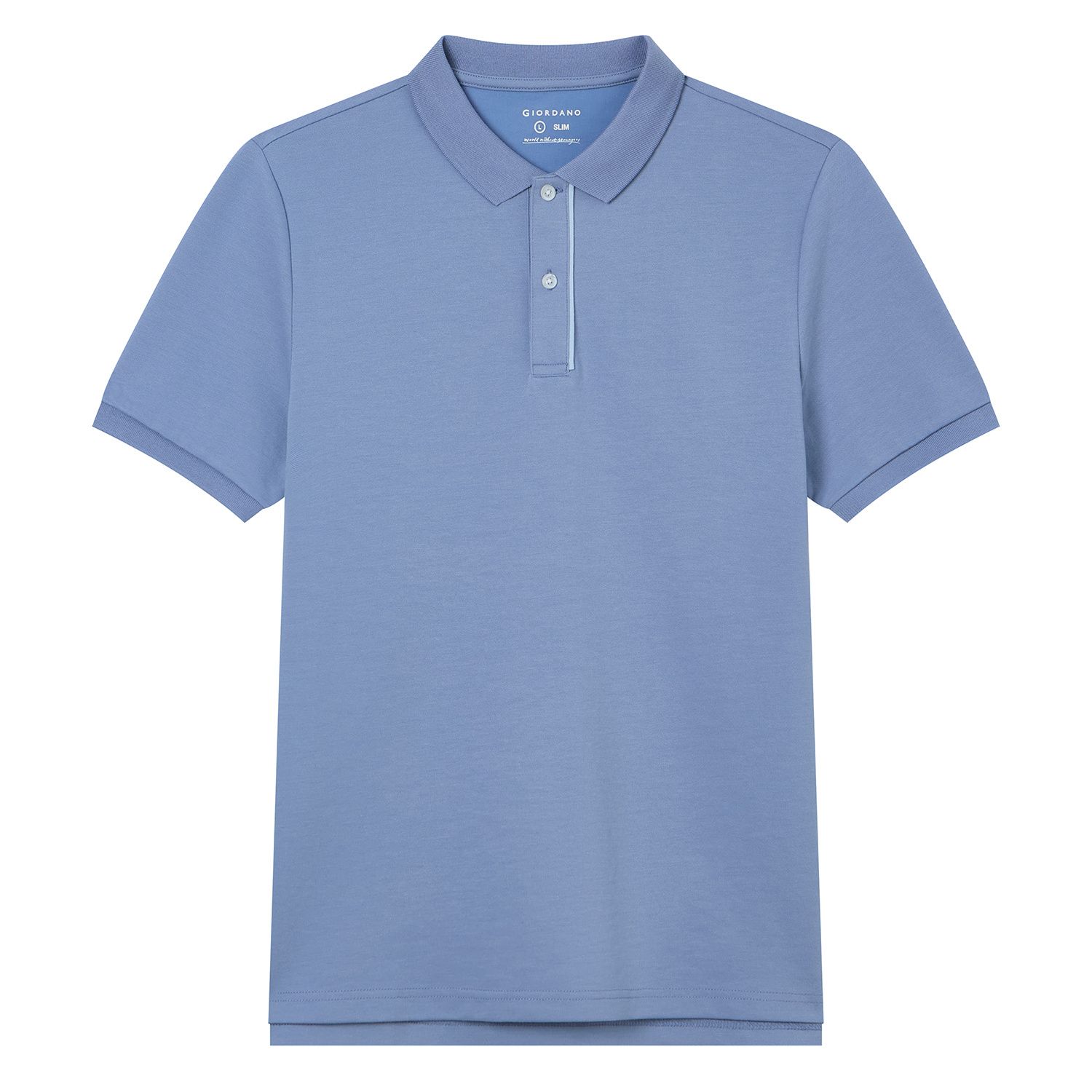 Men's Slim Fit Cool Touch Solid Polo Shirt - Image 6