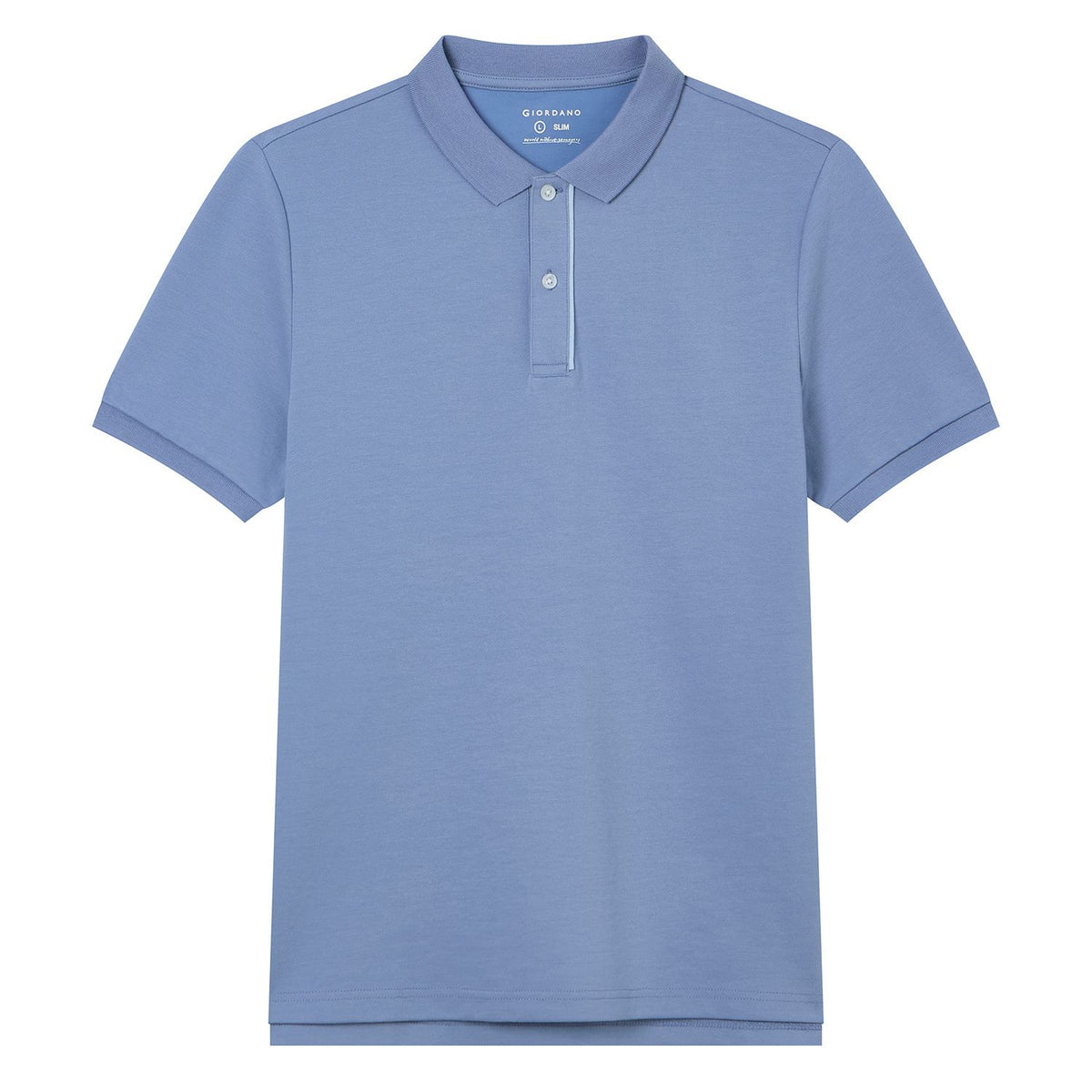 Men's Slim Fit Cool Touch Solid Polo Shirt - Image 6