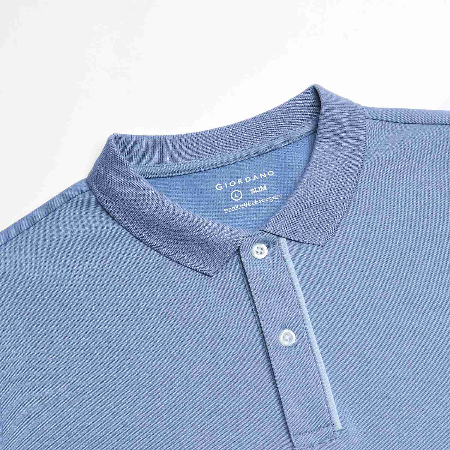 Men's Slim Fit Cool Touch Solid Polo Shirt - Image 8