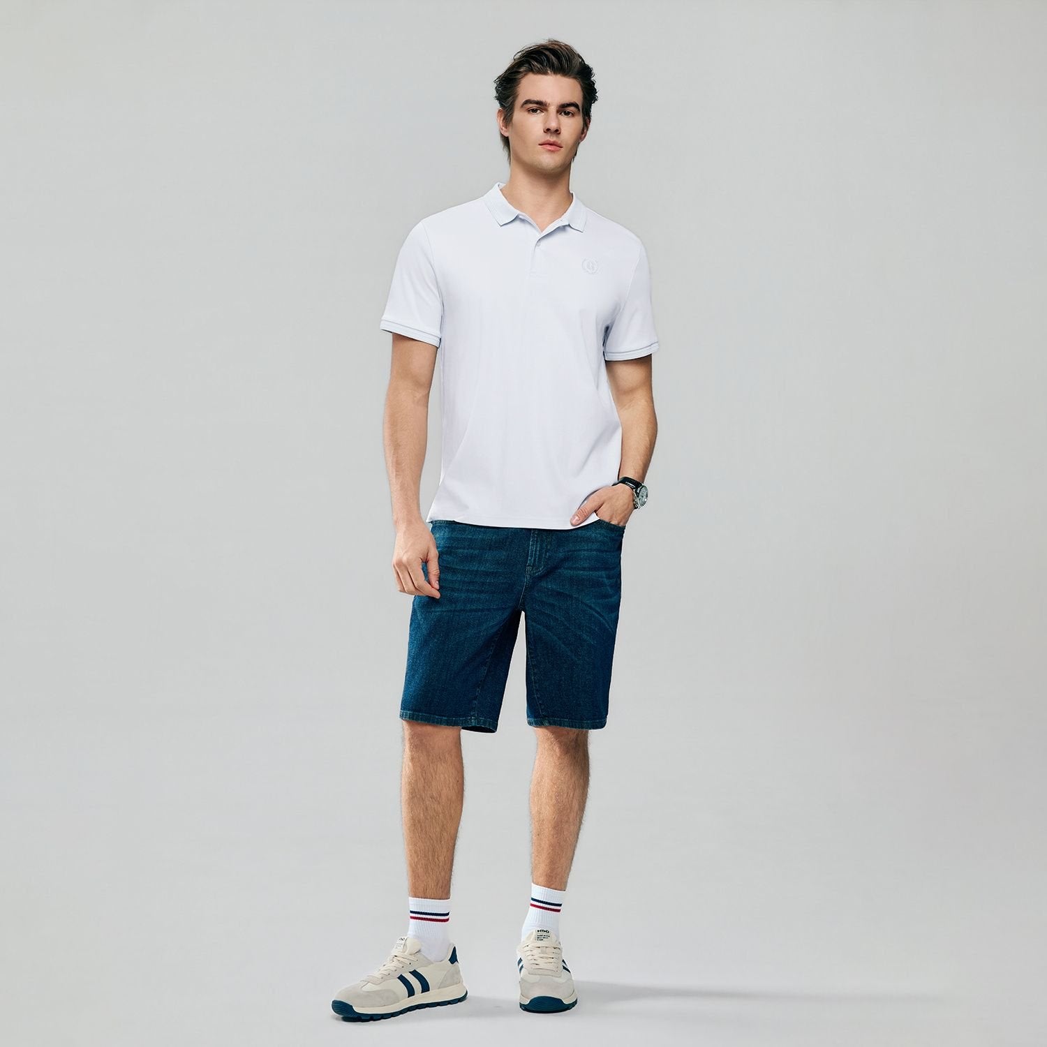 Mens's Liquid Touch Slim Fit Polo - Image 2