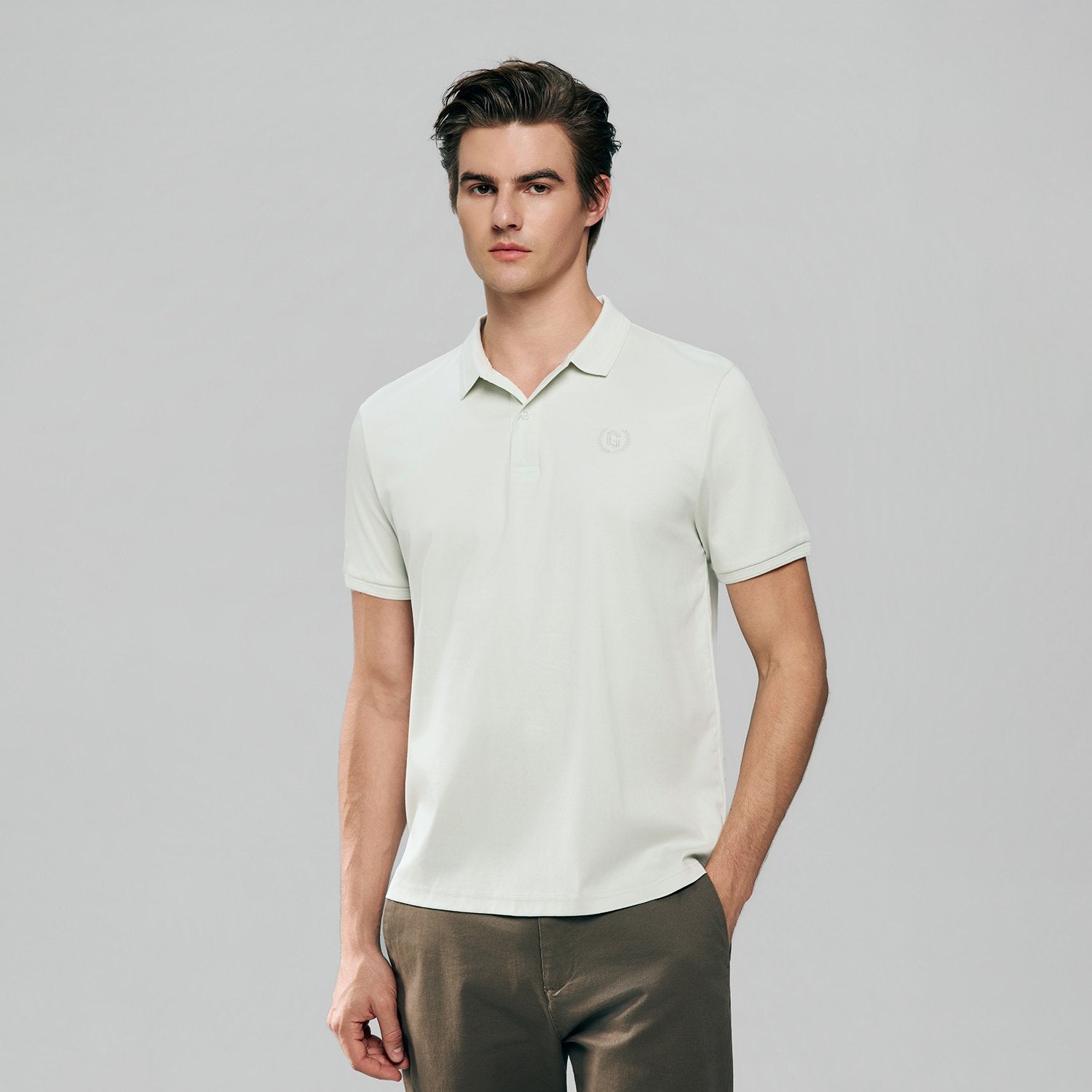 Mens's Liquid Touch Slim Fit Polo - Image 3