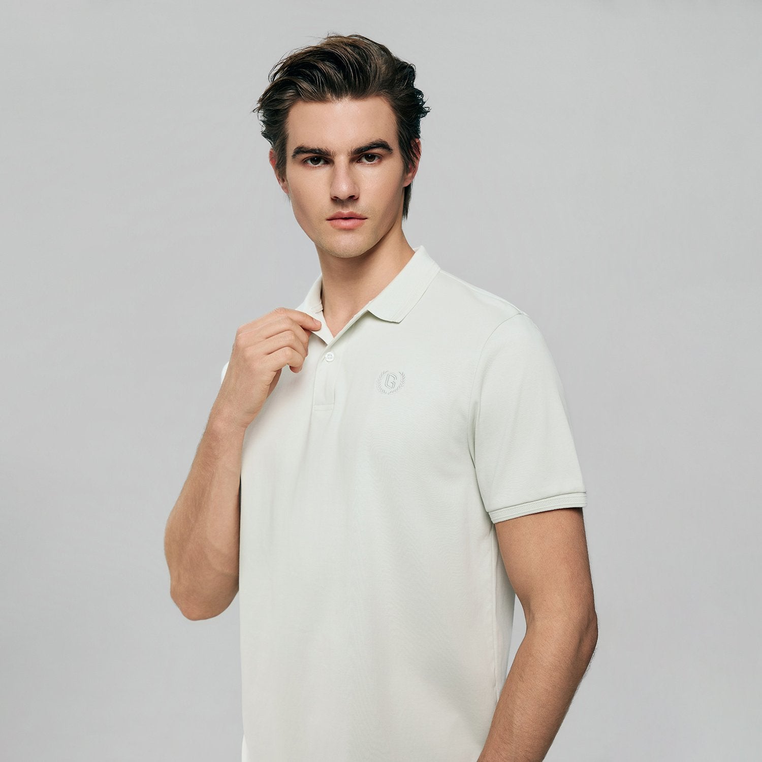 Mens's Liquid Touch Slim Fit Polo - Image 4