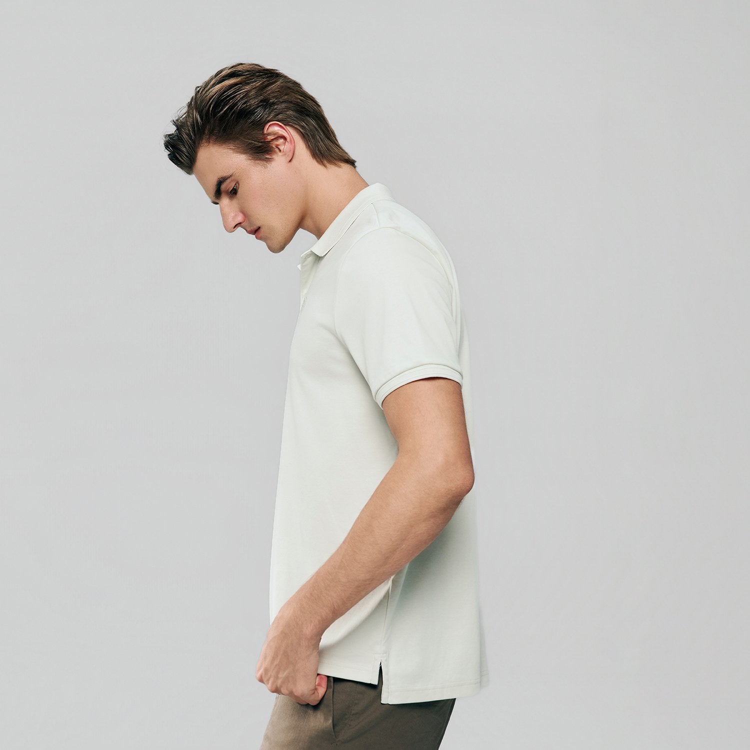 Mens's Liquid Touch Slim Fit Polo - Image 5