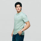 Men's Slim Fit Liquid Touch Cotton Interlock Polo - Image 2