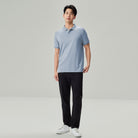 Men's Slim Fit Liquid Touch Cotton Interlock Polo - Image 1