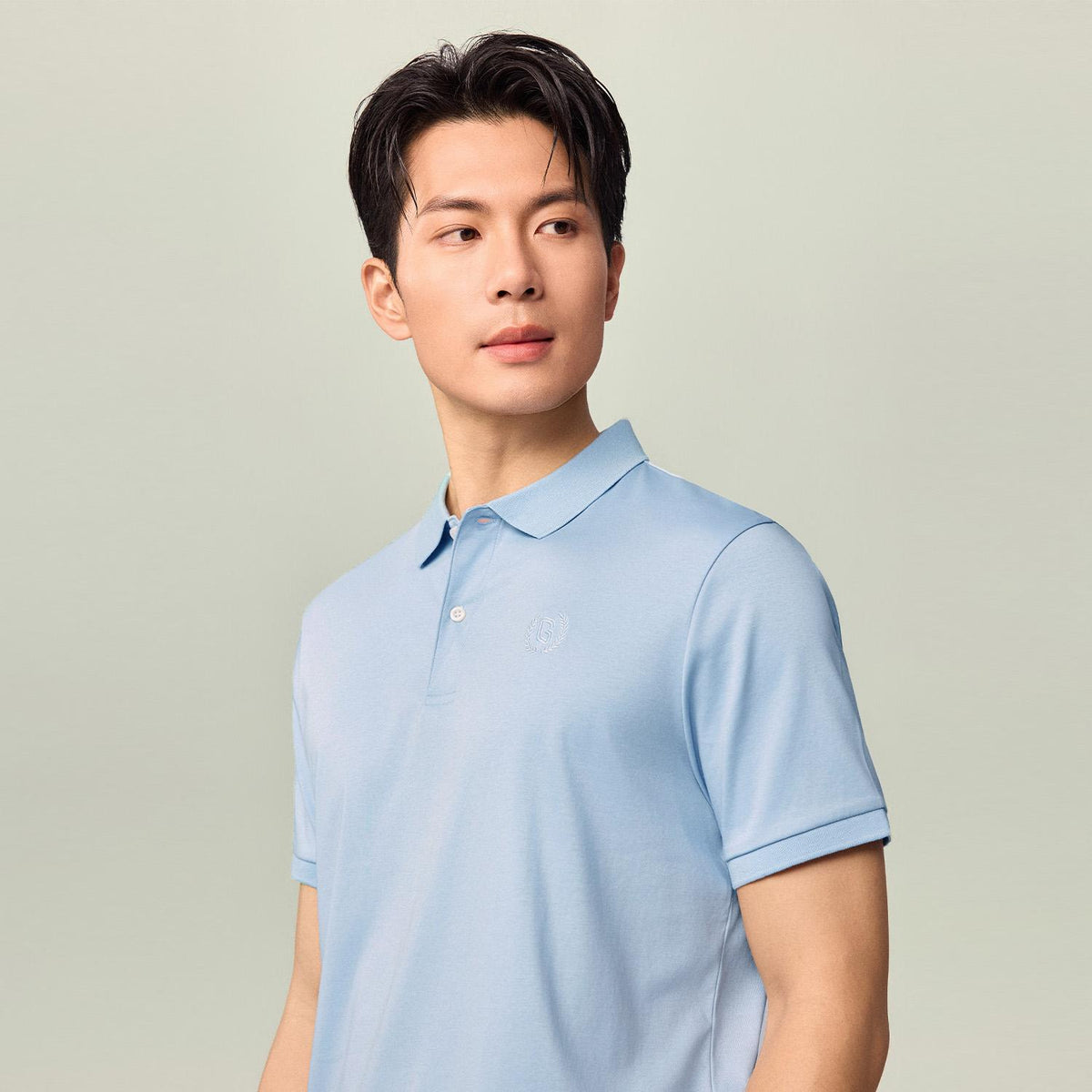 Men's Slim Fit Liquid Touch Cotton Interlock Polo - Image 4