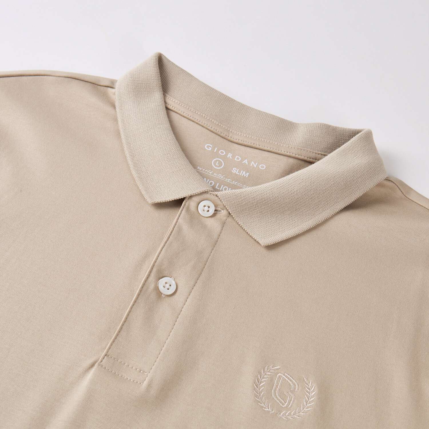 Men's Slim Fit Liquid Touch Cotton Interlock Polo - Image 3