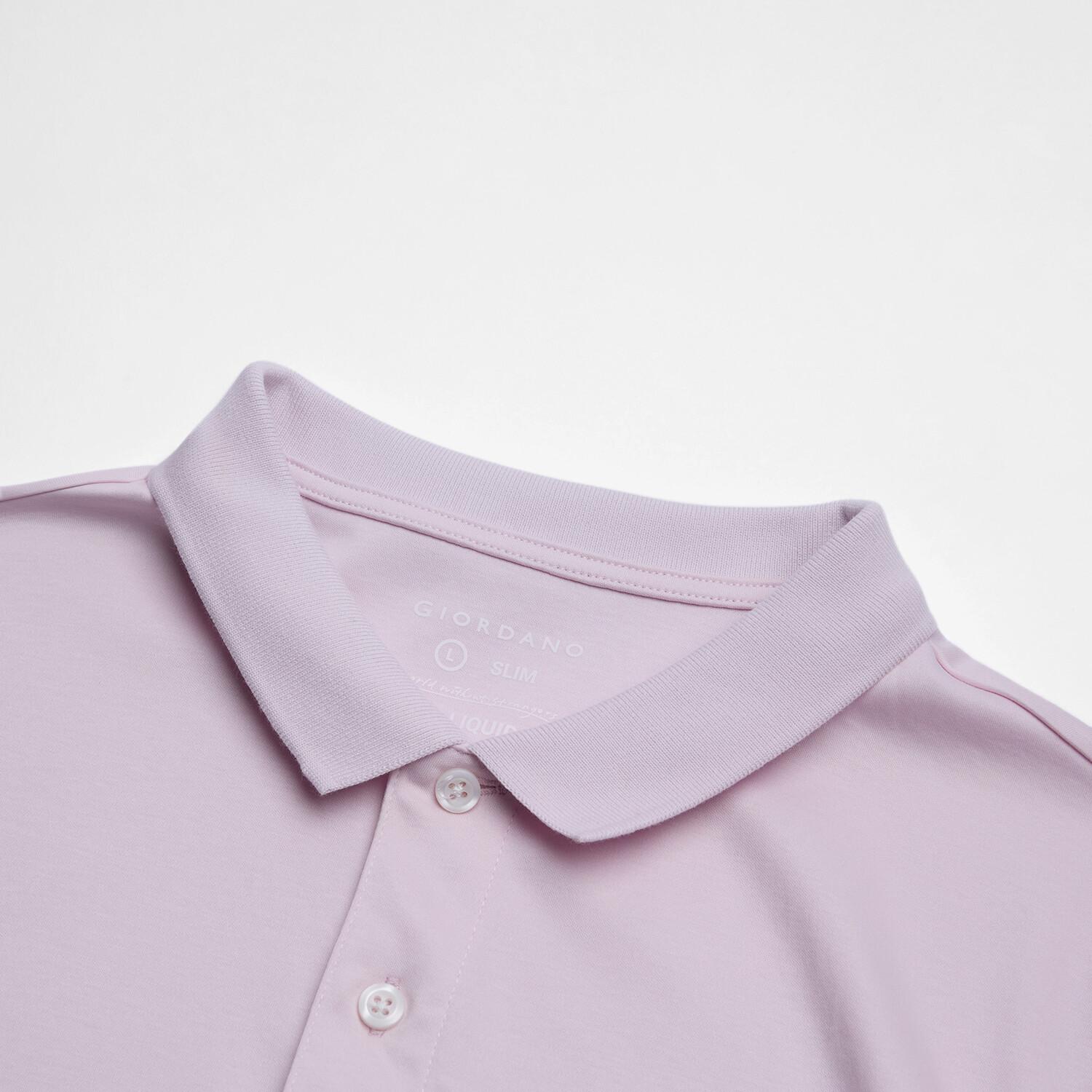 Men's Slim Fit Liquid Touch Cotton Interlock Polo - Image 8
