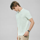 Men's Slim Fit Liquid Touch Cotton Interlock Polo - Image 4