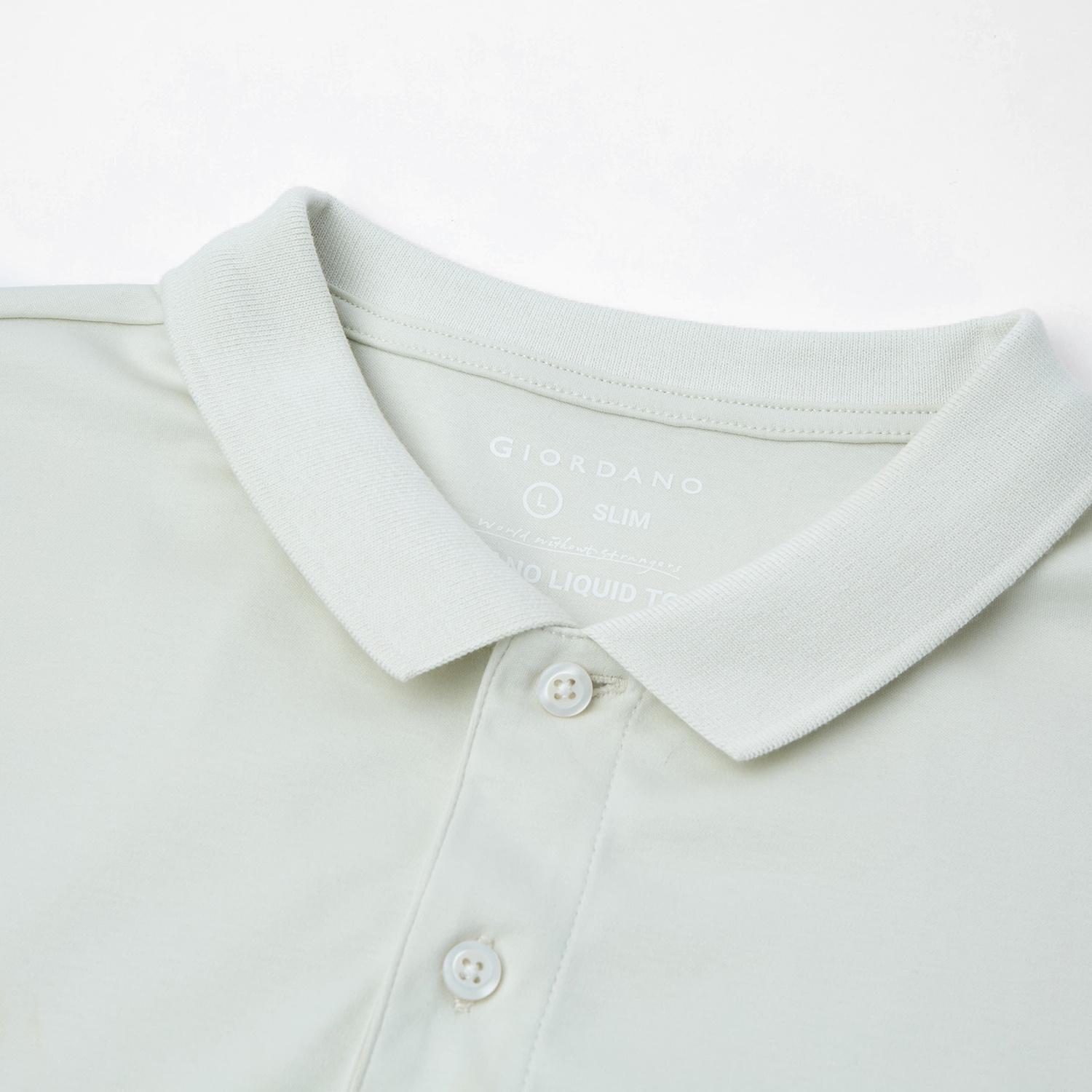 Men's Slim Fit Liquid Touch Cotton Interlock Polo - Image 9