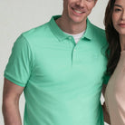Men's Slim Fit Liquid Touch Cotton Interlock Polo - Image 3