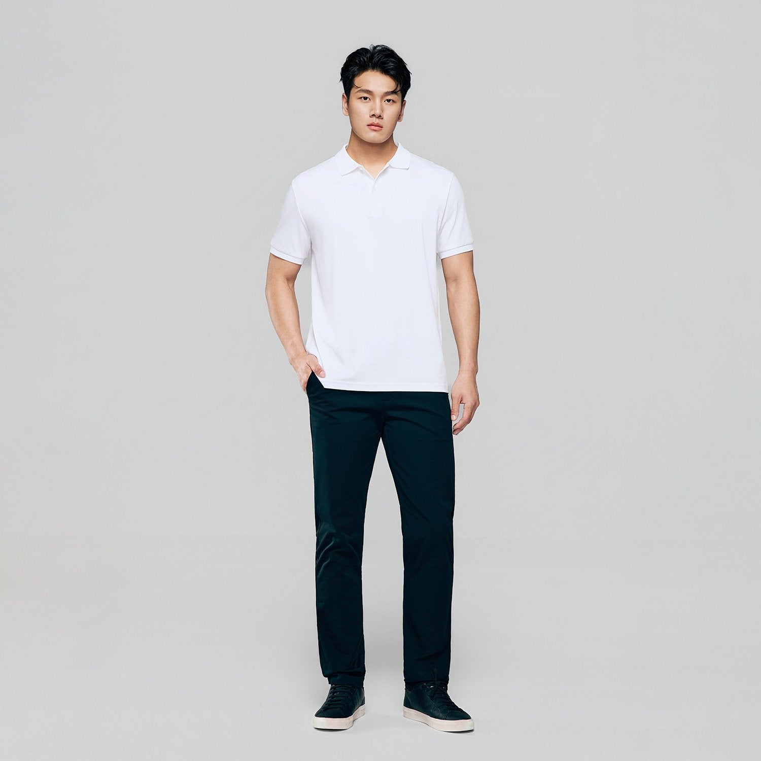 Men Regular Luxe Touch Cotton Polo Shirt - Image 1