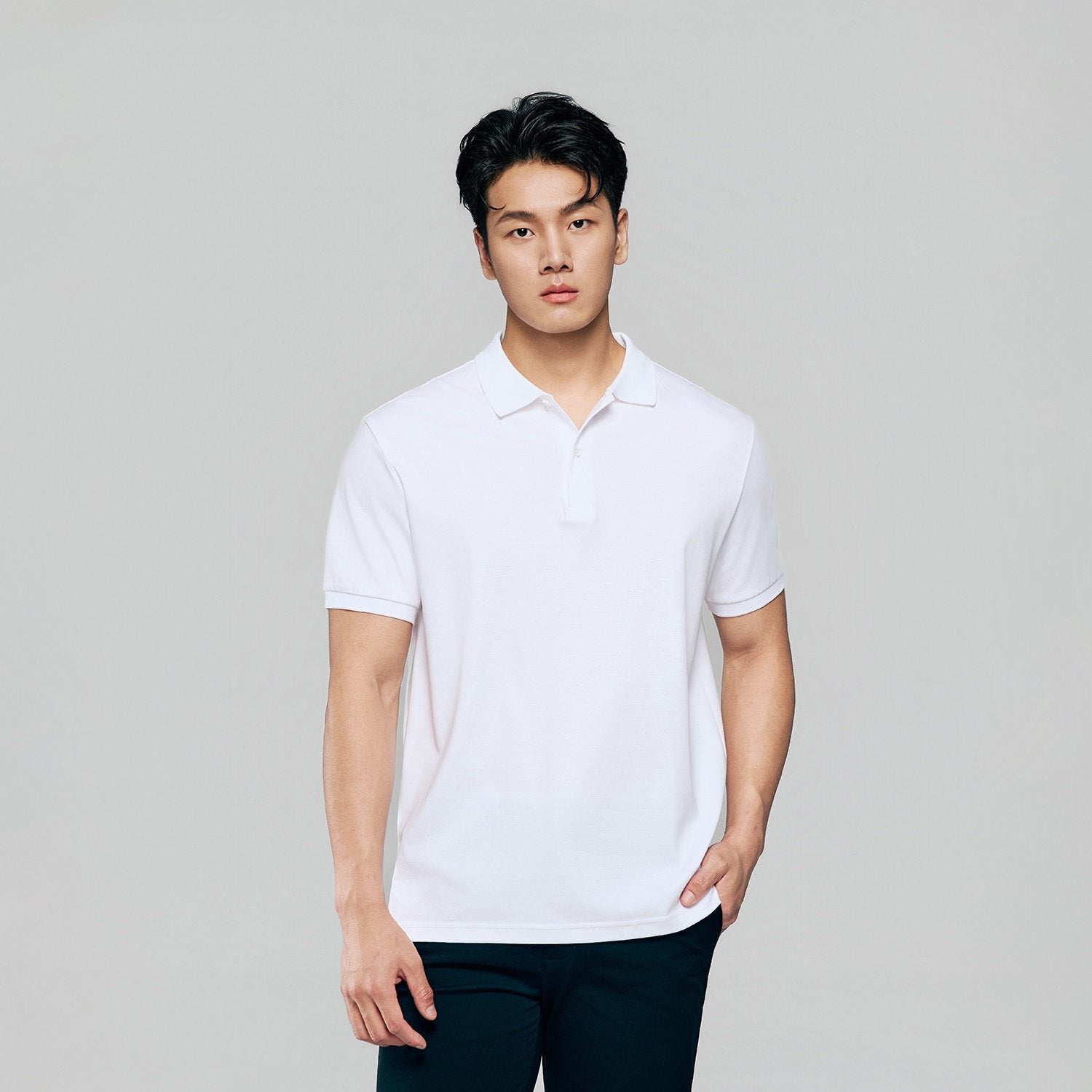 Men Regular Luxe Touch Cotton Polo Shirt - Image 3