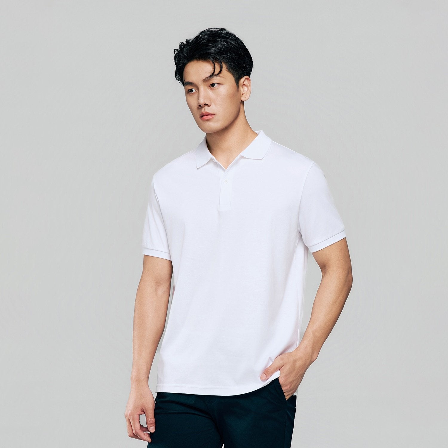 Men Regular Luxe Touch Cotton Polo Shirt - Image 5