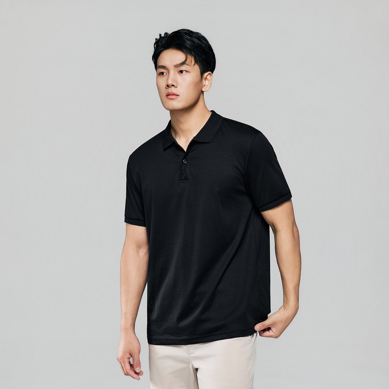 Men Regular Luxe Touch Cotton Polo Shirt - Image 2
