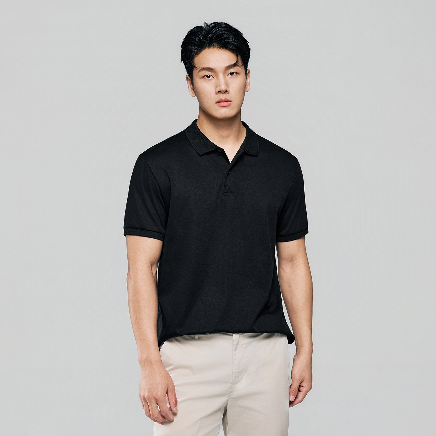 Men Regular Luxe Touch Cotton Polo Shirt - Image 3