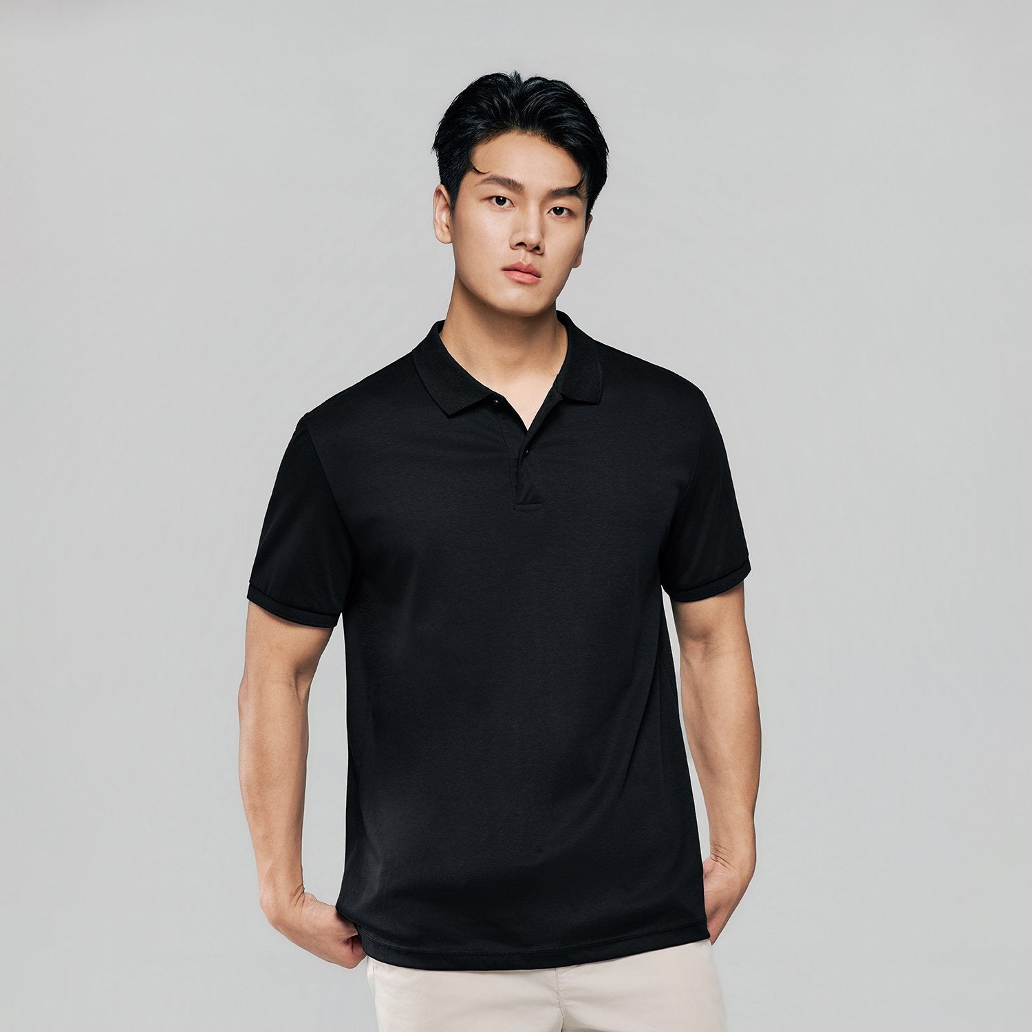 Men Regular Luxe Touch Cotton Polo Shirt - Image 4