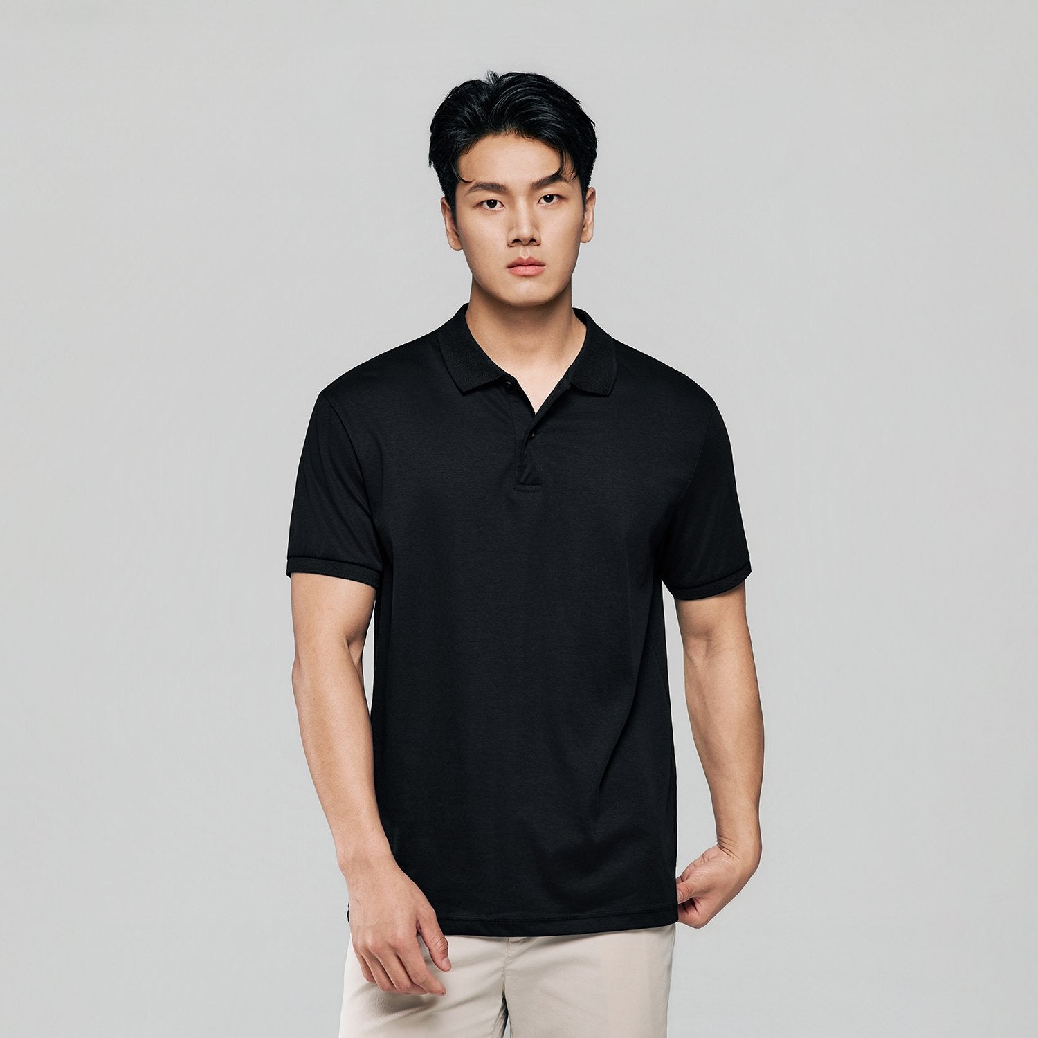Men Regular Luxe Touch Cotton Polo Shirt - Image 5