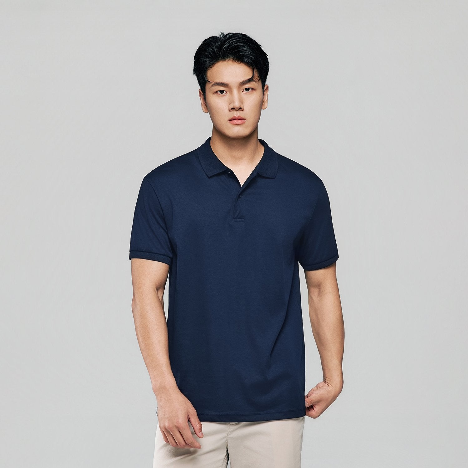 Men Regular Luxe Touch Cotton Polo Shirt - Image 5