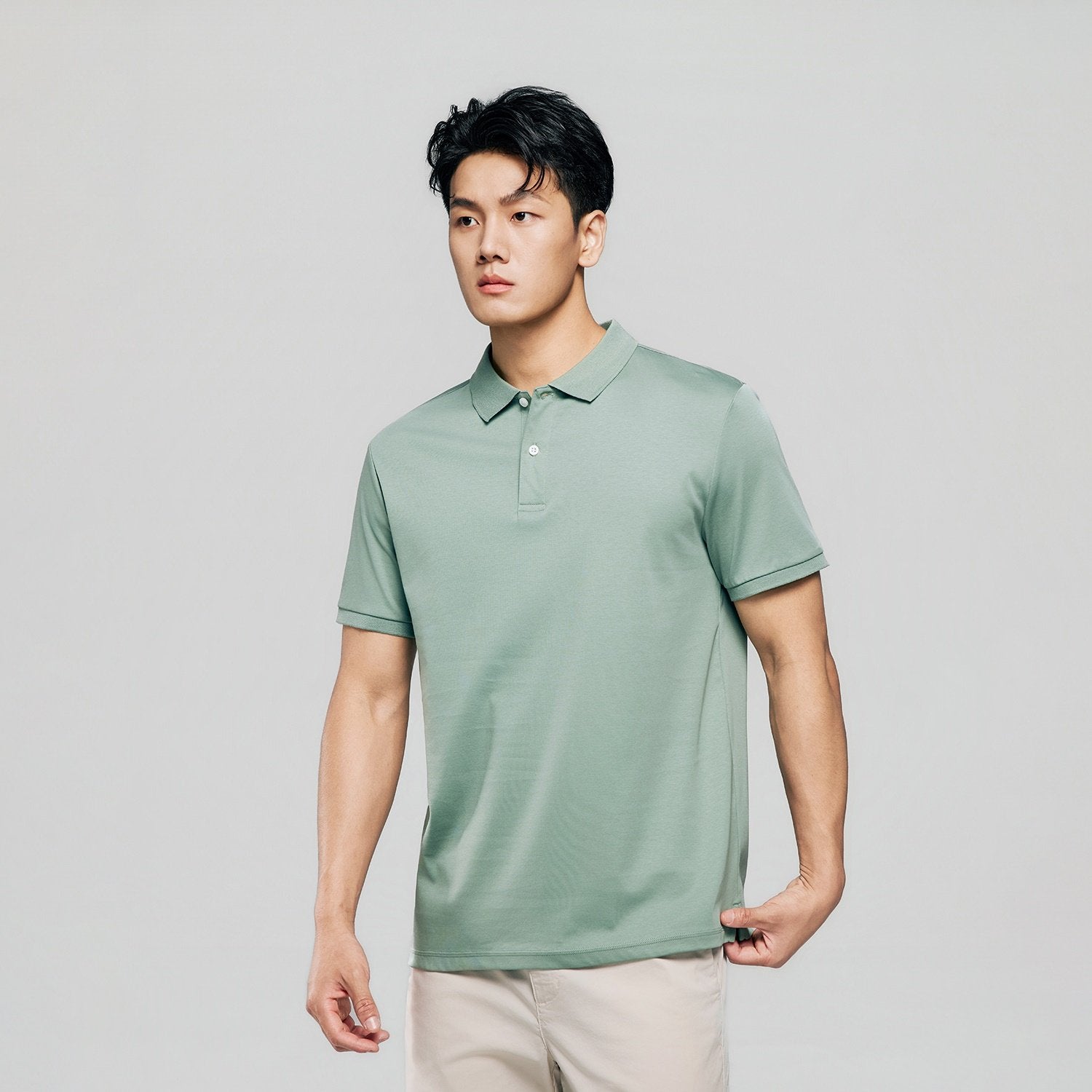 Men Regular Luxe Touch Cotton Polo Shirt - Image 4