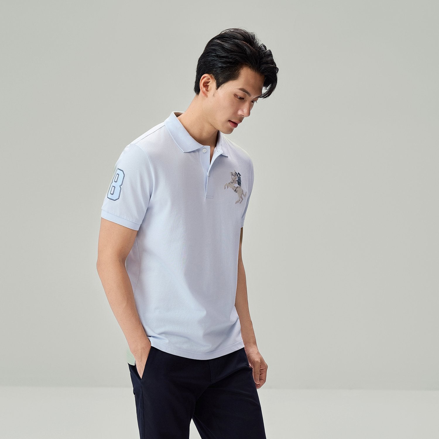 Men's Slim Fit Napoleon Polo - Image 2