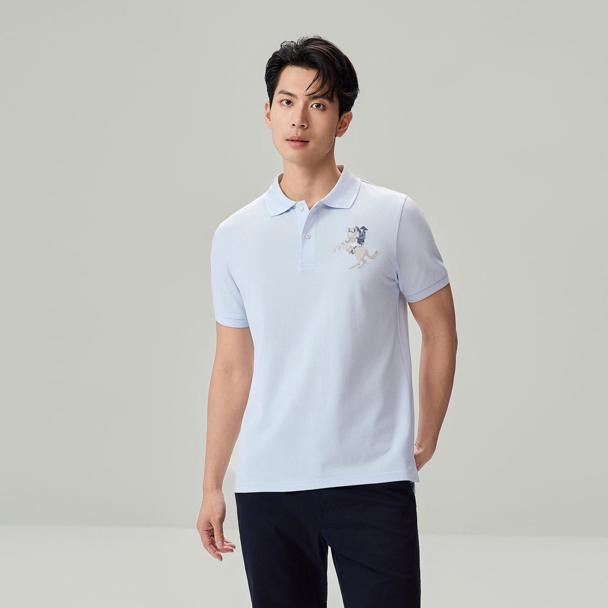 Men's Slim Fit Napoleon Polo - Image 3