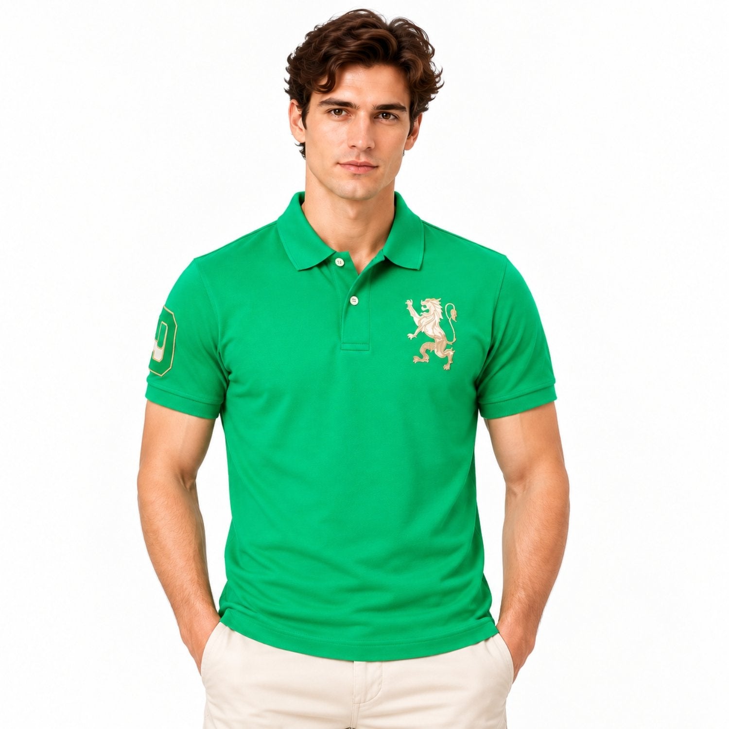 Men's Lion Polo - Image 1