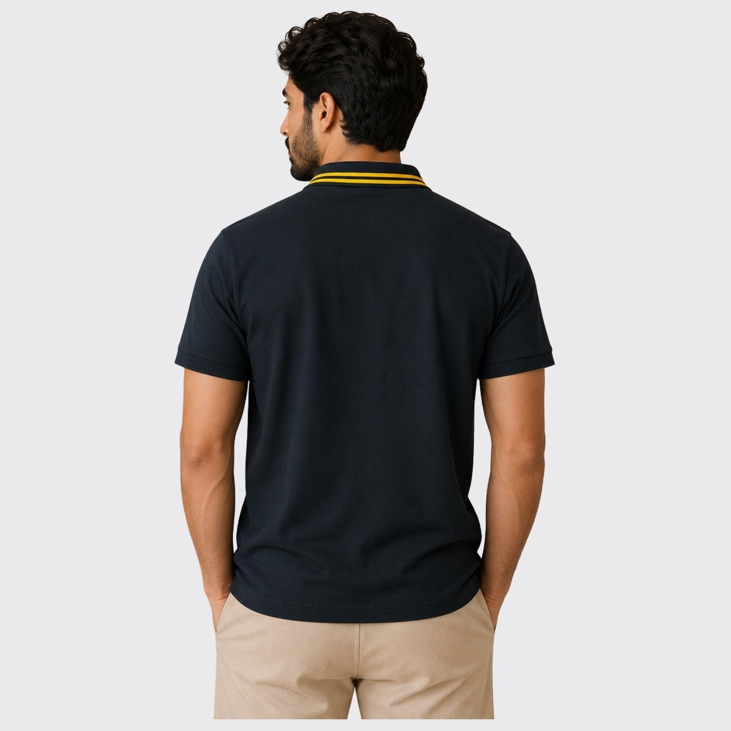 Men's Slim Fit Saudi National Day Polo - Image 2