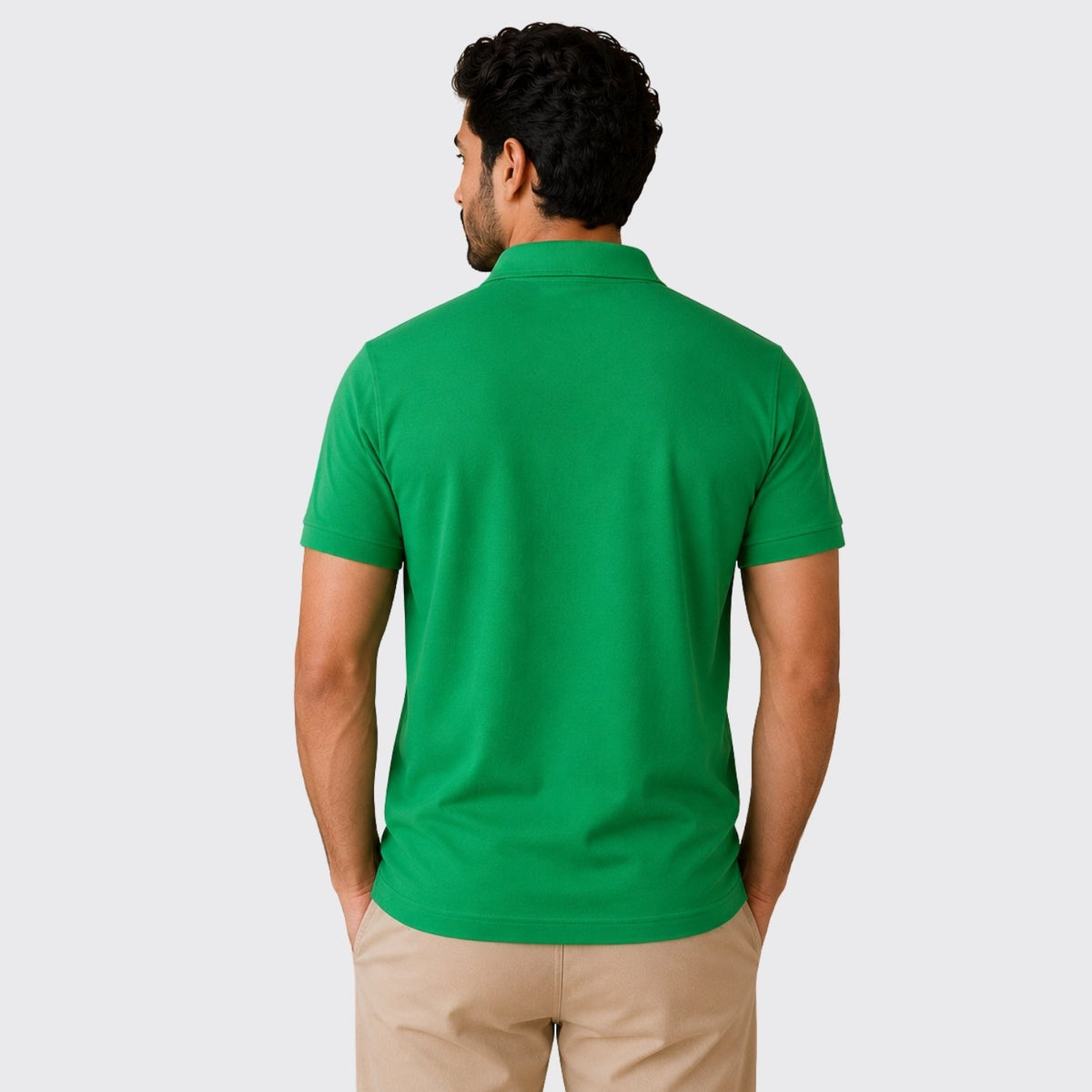 Men's Slim Fit Saudi National Day Polo - Image 2