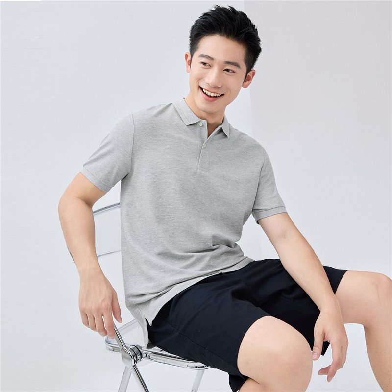 Men's Relaxed Cool Jade Pique Polo - Image 1