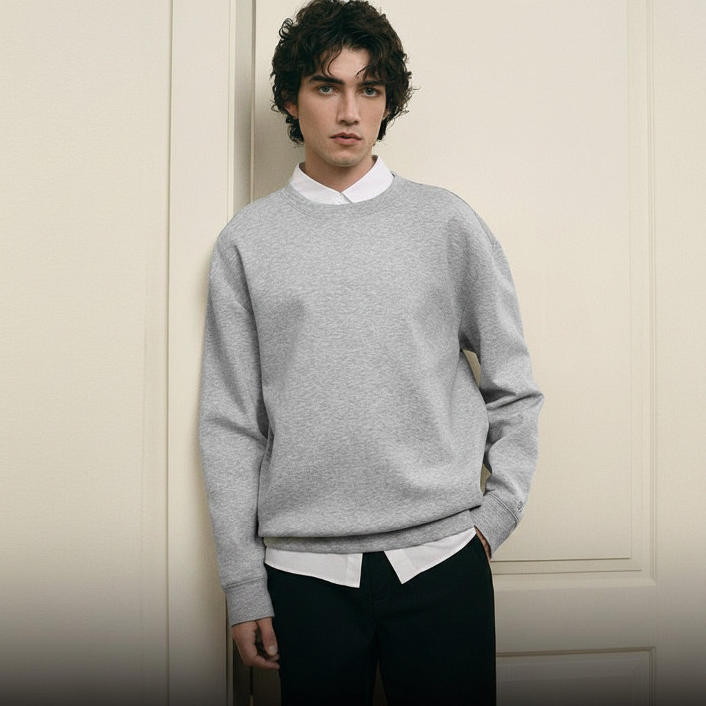 Men's Crew Neck Regular Sweatshirt - Image 1