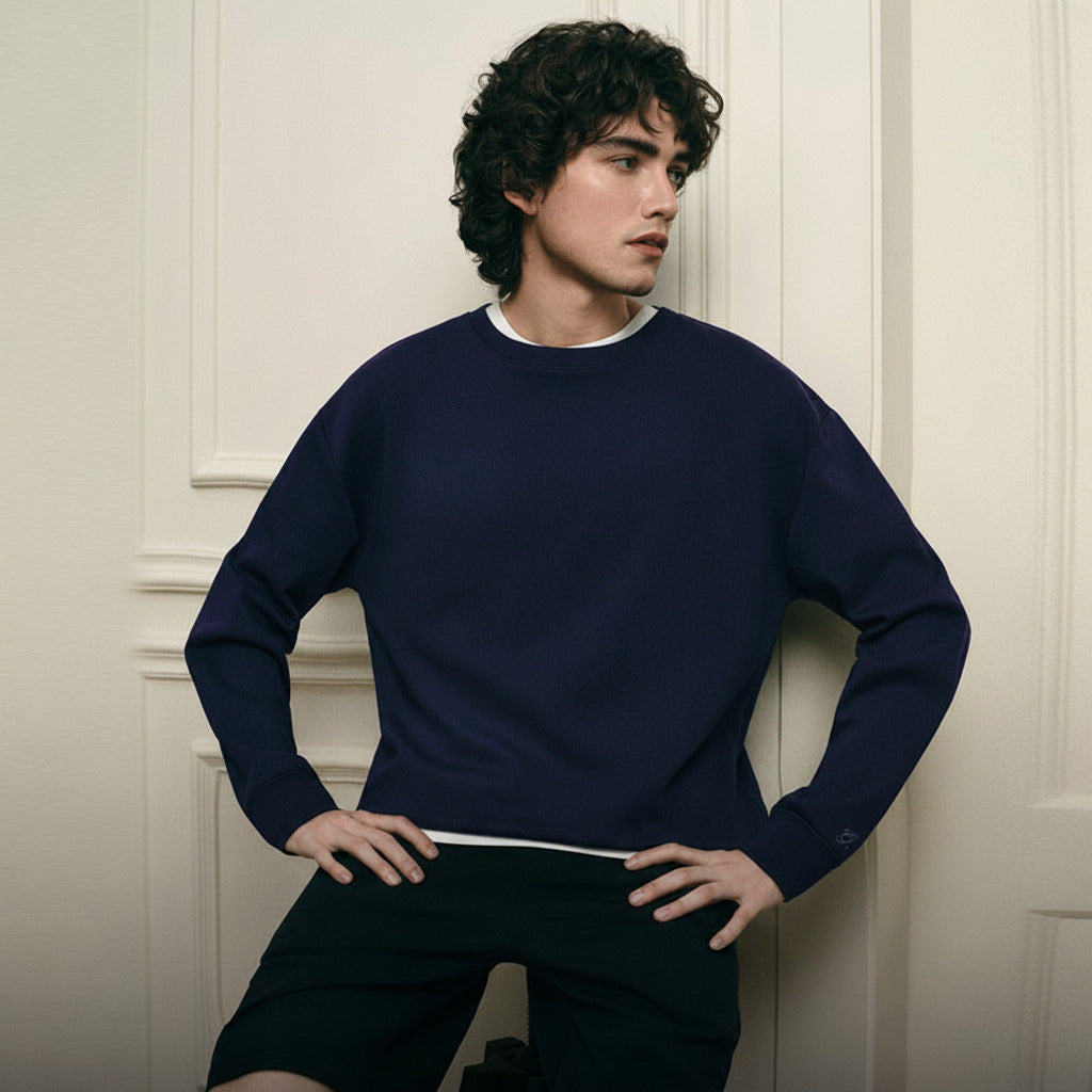 Men's Crew Neck Regular Sweatshirt - Image 1