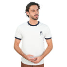 Men's Slim Cotton Crew Neck Embroidery Tee - Image 1