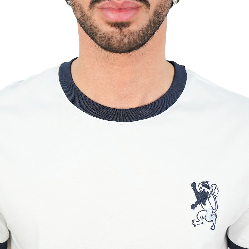 Men's Slim Cotton Crew Neck Embroidery Tee - Image 3