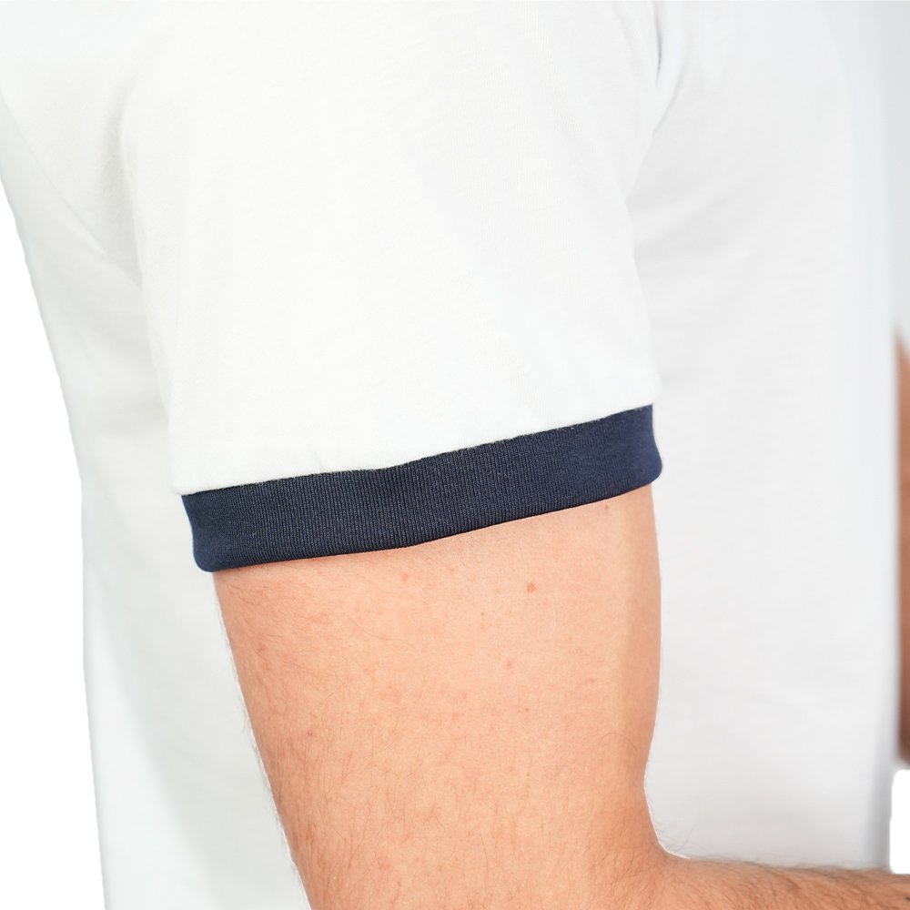 Men's Slim Cotton Crew Neck Embroidery Tee - Image 5