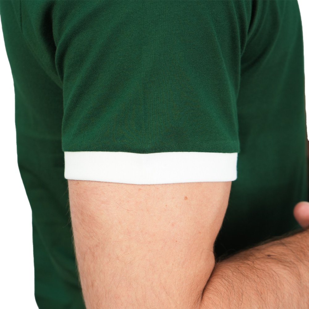 Men's Slim Cotton Crew Neck Embroidery Tee - Image 5