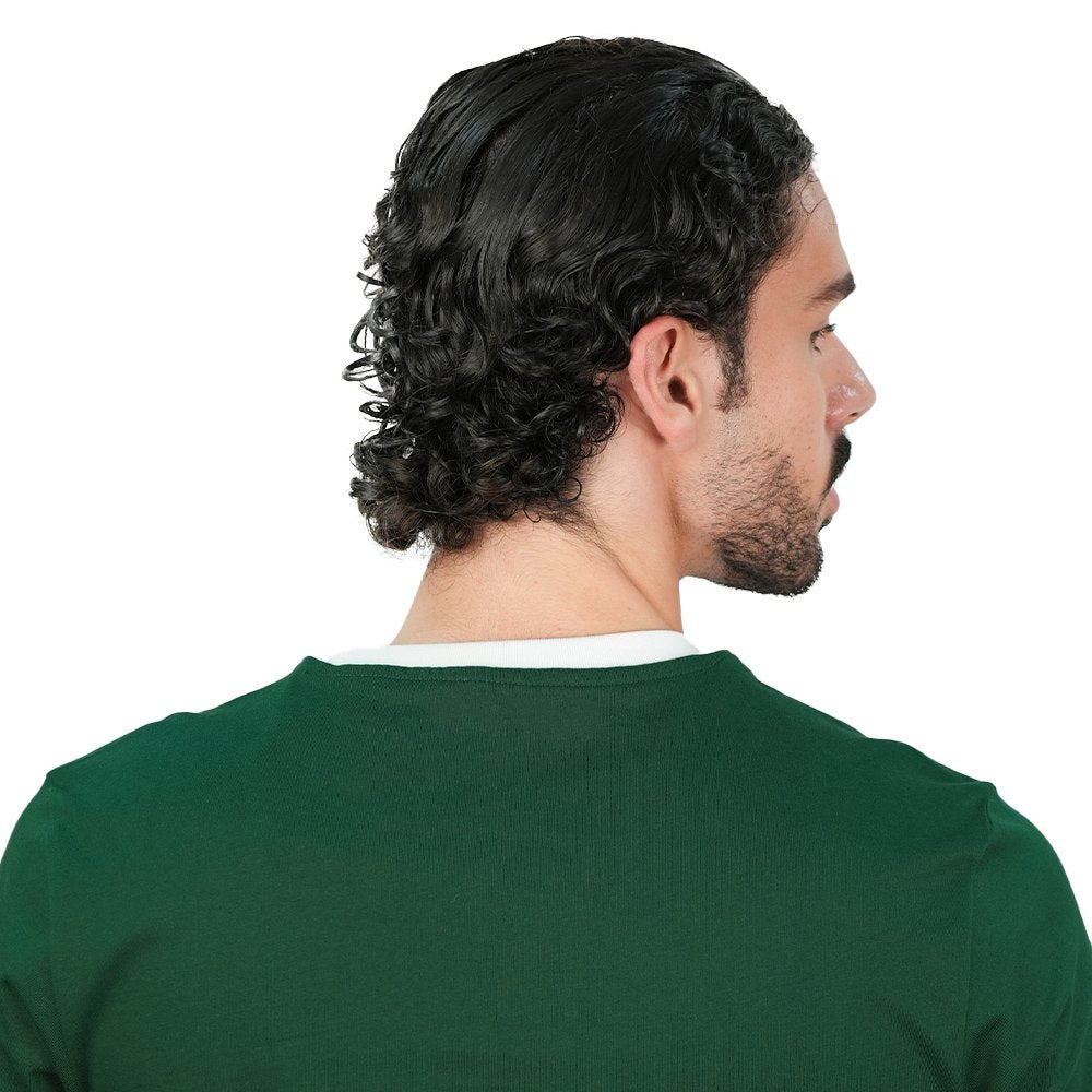 Men's Slim Cotton Crew Neck Embroidery Tee - Image 6