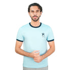 Men's Slim Cotton Crew Neck Embroidery Tee - Image 1