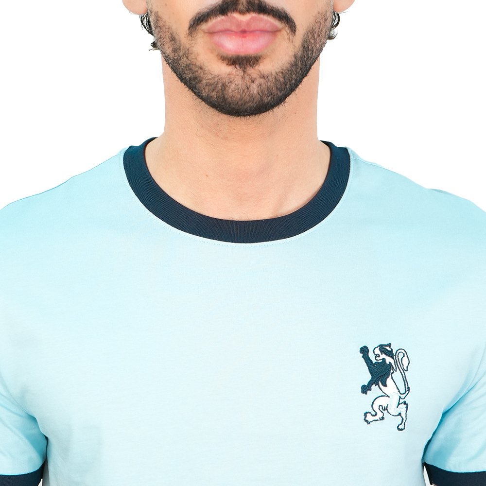 Men's Slim Cotton Crew Neck Embroidery Tee - Image 3