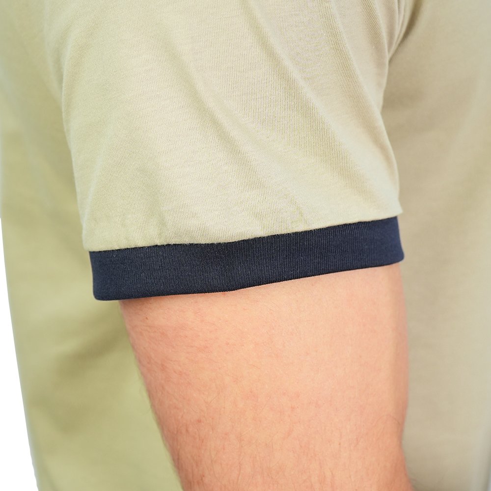 Men's Slim Cotton Crew Neck Embroidery Tee - Image 5